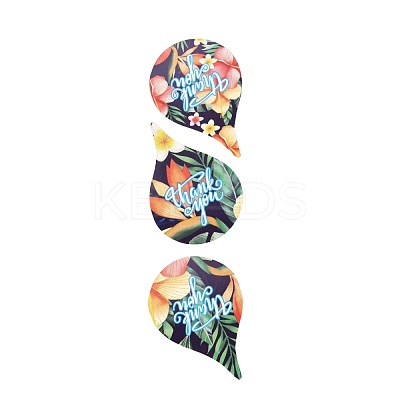 Word Thank You Teardrop Roll Stickers DIY-B031-04A-1