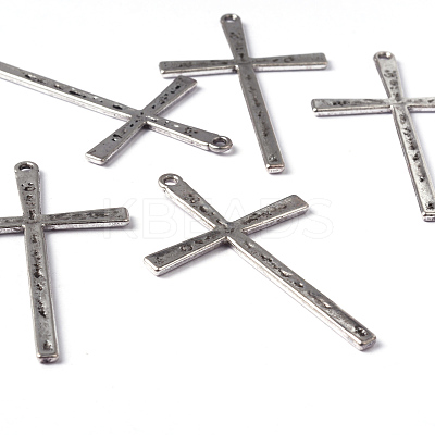 Tibetan Style Alloy Cross Large Pendants EAAA0100Y-NF-1