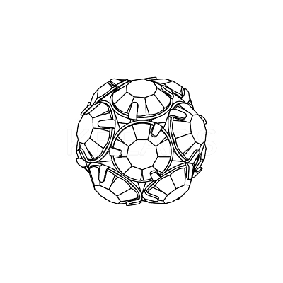 Preciosa® MAXIMA Crystal Stones in Settings X-PRC-MB8-00030-RG-1