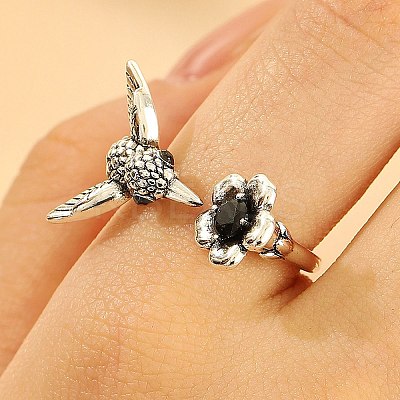 Brass Open Cuff Rings for Women PW-WG4C515-01-1