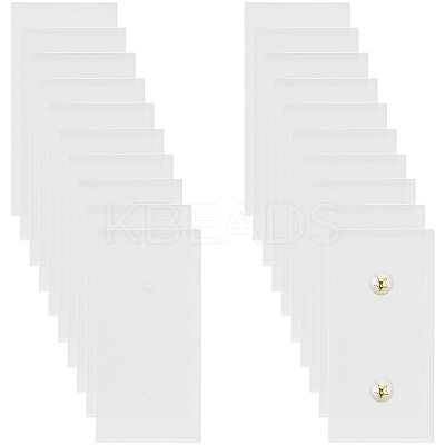 20Pcs Acrylic Earring Display Cards EDIS-CP0001-16B-1