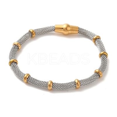 304 Stainless Steel Bracelets BJEW-C078-04GP-1