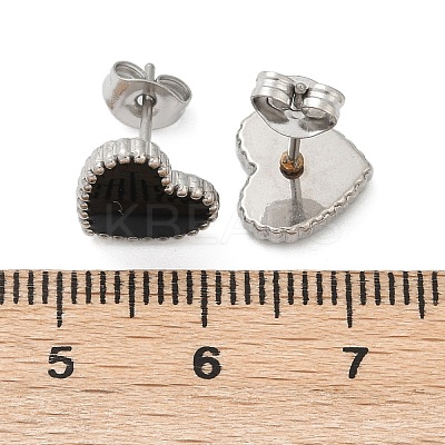 304 Stainless Steel Stud Earrings EJEW-I235-04P-A-1