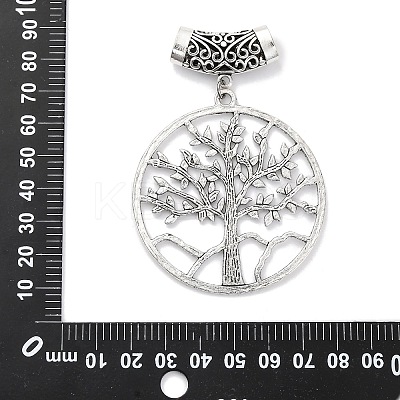 6Pcs 6 Styles Tibetan Style Alloy European Dangle Charms HJEW-FH00012-1