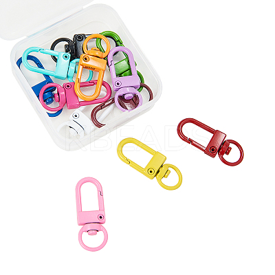 Metal Swivel Clasps PALLOY-CJ0001-46-1