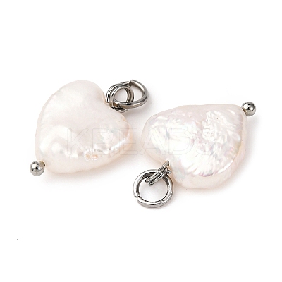 Natural Keshi Pearl Pendants PALLOY-JF04207-02-1