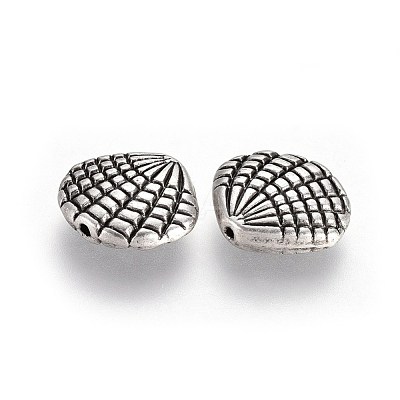 Tibetan Style Alloy Beads TIBEB-A004-007TAS-NR-1