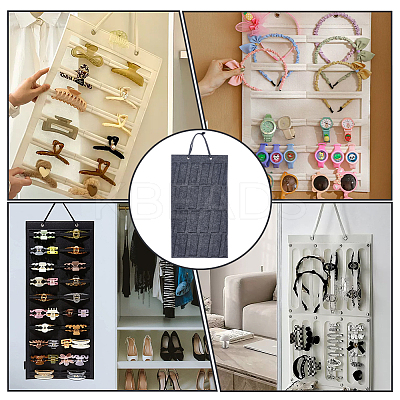 1Pc Felt Hanging Hair Claw Clip Organizer Holder for Women Girls AJEW-BC0004-33B-1
