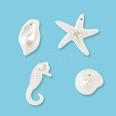150G Acrylic Imitation Pearl Pendants OACR-SP0001-55-1