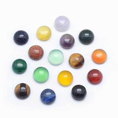 Natural & Synthetic Mixed Stone Cabochons X-G-E492-H-01-1