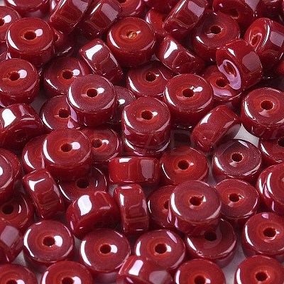 Opaque Colours Luster Glass Seed Beads SEED-E001-P3x6mm-A12-1