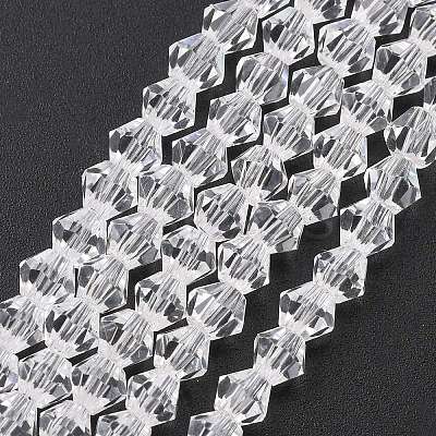Transparent Glass Beads Strands LS-EGLA-A039-T6mm-D13-1