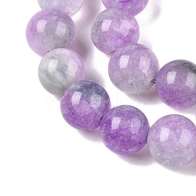 Dyed Natural White Jade Beads Strands G-T138-8mm-210-22-1