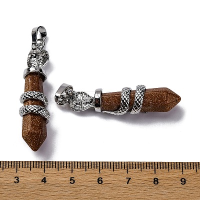 Synthetic Goldstone Pendants G-A241-01P-01-1
