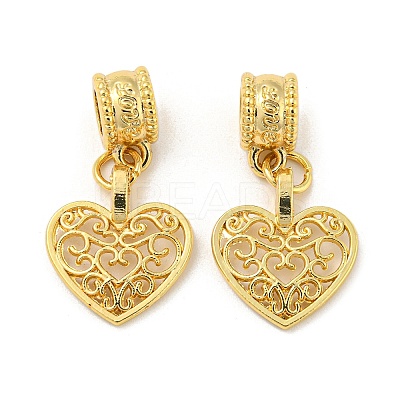 Tibetan Style Alloy European Dangle Charms PALLOY-F199-28G-1