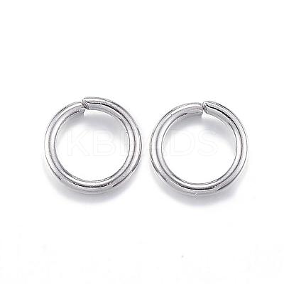 Tarnish Resistant 304 Stainless Steel Open Jump Rings STAS-E113-14P-1