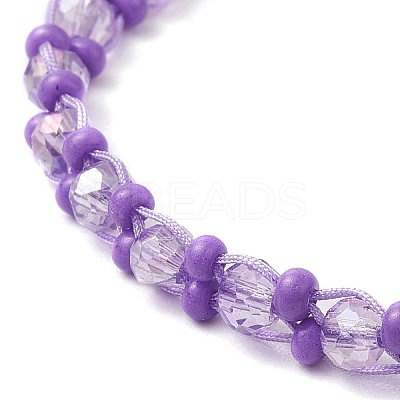 Baking Paint Glass Seed Beaded Bracelets BJEW-MZ00155-02-1