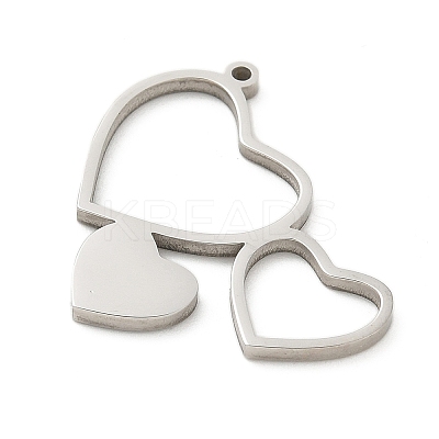 201 Stainless Steel Pendants STAS-R133-01P-05-1
