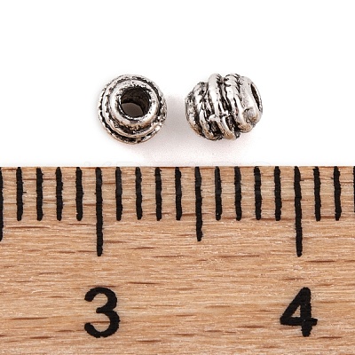 Antique Silver Alloy Tibetan Beads FIND-S230-08AS-1