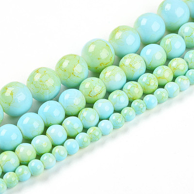 Baking Paint Glass Beads X1-DGLA-N003-4mm-C04-1