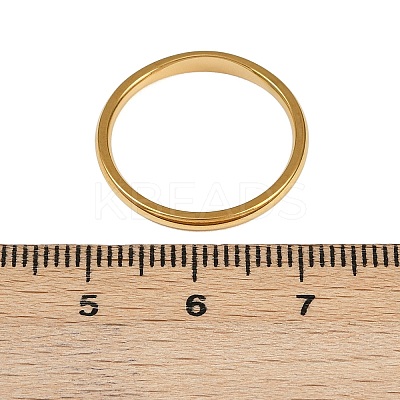 304 Stainless Steel Plain Band Rings LS-RJEW-P151-01G-01-1