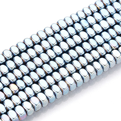 Electroplated Synthetic Non-magnetic Hematite Beads Strands G-T139-61C-1