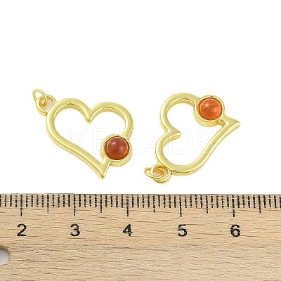 Natural & Synthetic Mixed Gemstone Pendants STAS-P366-09G-1