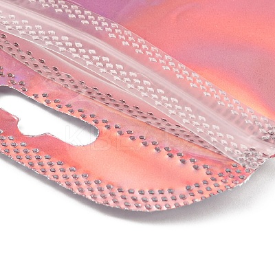 Plastic Glitter Holographic Packaging Yin-yang Resealable Bags OPP-D003-04C-1
