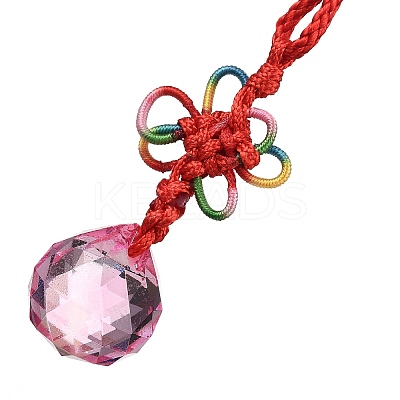 Glass Round Ball Hanging Ornaments LS-HJEW-Z006-01C-1
