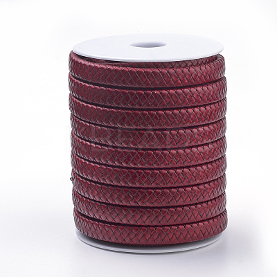 Leather Braided Cords WL-R009-12x6-04-1