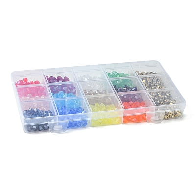 DIY Glass Beads Bracelets Jewelry Making Kit DIY-FS0007-70-1