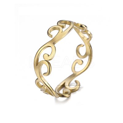304 Stainless Steel Finger Rings for Women FS-WGFE90D-08-1