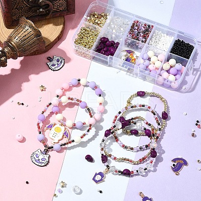 Halloween Theme DIY Bead Kits DIY-FS0006-96B-1