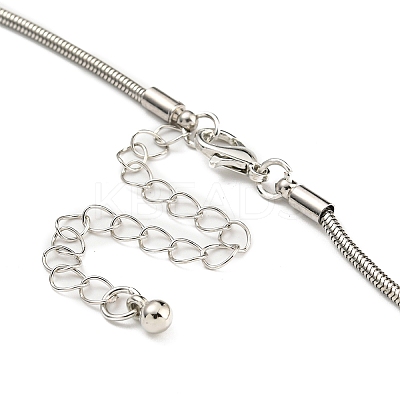 Alloy Pendant Necklaces NJEW-K261-08B-PAS-1