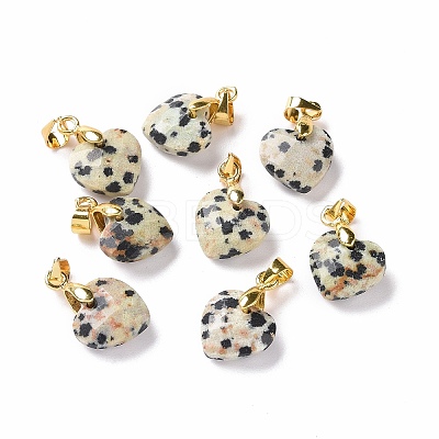 Natural Dalmatian Jasper Pendants G-C023-07H-1