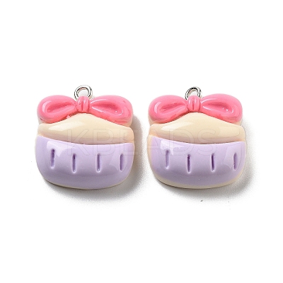Opaque Resin Pendants RESI-R444-05C-1