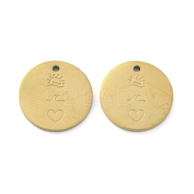Ion Plating(IP) 316L Stainless Steel Pendants STAS-K280-10A-G-1