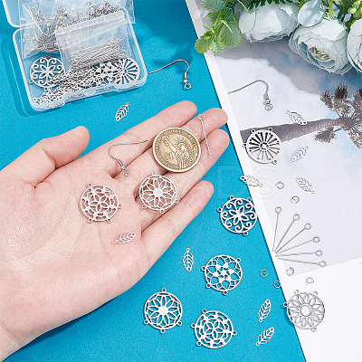 DIY Chandelier Dangle Earring Making Kits DIY-UN0003-50-1