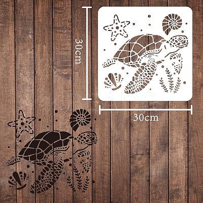 Plastic Reusable Drawing Painting Stencils Templates DIY-WH0172-131-1