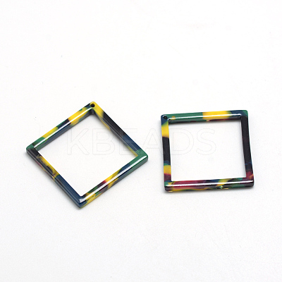 Cellulose Acetate(Resin) Pendants KY-S116-D-A328-1
