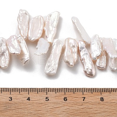 Natural Baroque Keshi Pearl Beads Strands PEAR-P064-02E-05B-1