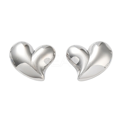 Non-Tarnish 304 Stainless Steel Stud Earrings EJEW-Z032-02P-01-1
