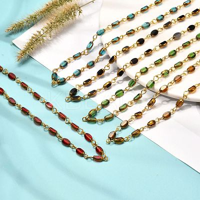 Handmade Beaded Chains AJEW-JB01073-1