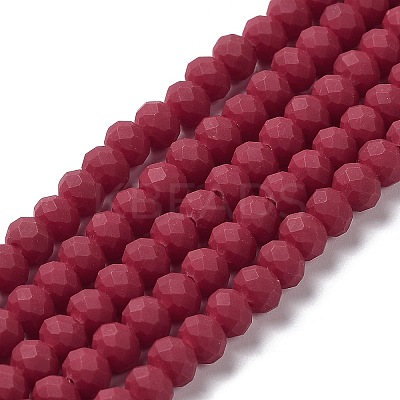 Glass Beads Strands EGLA-A034-P8mm-MD02-1