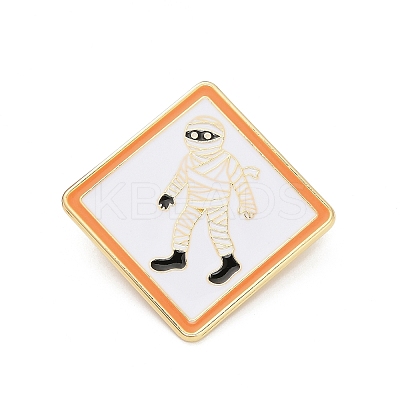 Mummy Enamel Pins JEWB-H033-05A-G-1