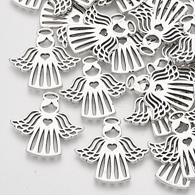 Tibetan Style Alloy Pendants LS-TIBEP-S319-016AS-RS-1