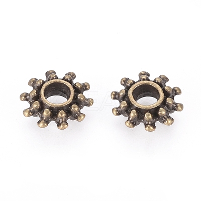 Tibetan Style Spacer Beads X-MLFH10384Y-NF-1
