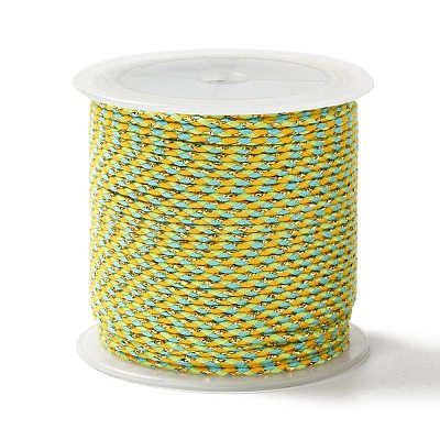 4-Ply Polycotton Cord with Metallic Thread OCOR-Z003-C10-1