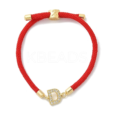 Adjustable Nylon Cord Bracelets X-BJEW-C096-01G-04-1