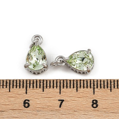 Brass Pave Cubic Zirconia Pendants KK-L240-05P-04-1